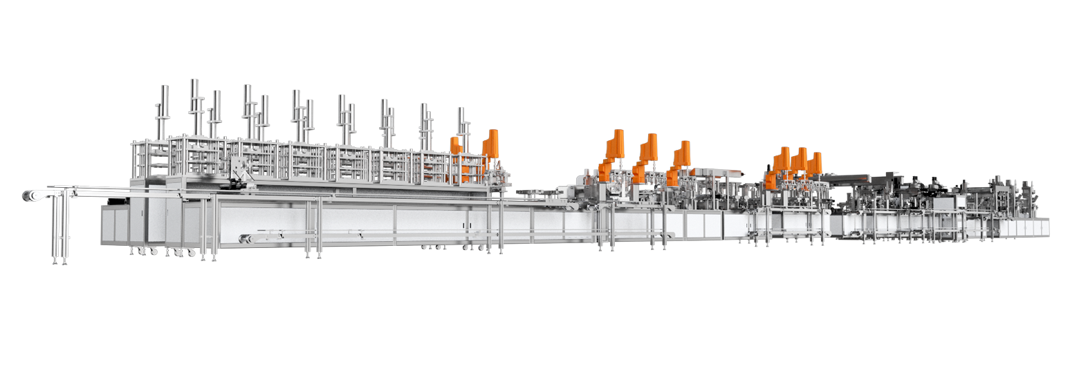 Battery automatic assembly line